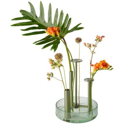 Βάζο IKERU, 24 cm, πράσινο, από γυαλί, Fritz Hansen