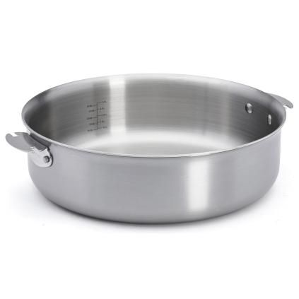 Τηγάνι sauté ALCHIMY LOQY 28 cm, ασημί, ανοξείδωτο ατσάλι, de Buyer