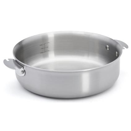 Τηγάνι saute ALCHIMY LOQY 24 cm, ασημί, ανοξείδωτο ατσάλι, de Buyer