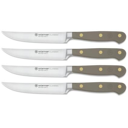 Μαχαίρια μπριζόλας CLASSIC COLOUR , Σετ 4, 12 cm, βελούδινο στρείδι, Wüsthof