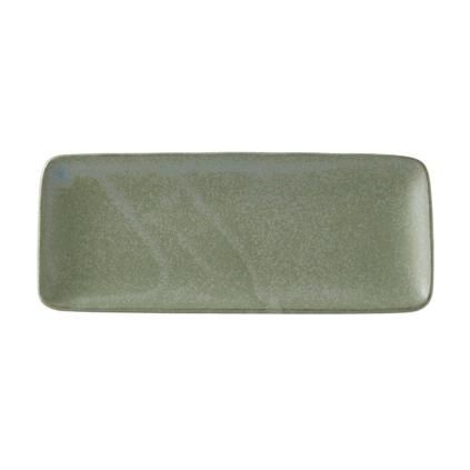 Πιάτο σερβιρίσματος GREEN FADE 29,5 x 12 cm, ορθογώνιο, πράσινο, MIJ