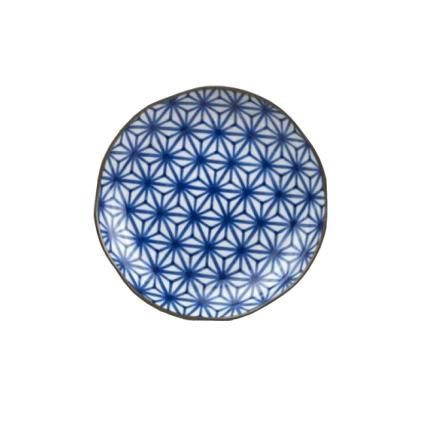 Πινακίδα STARBURST INDIGO IKAT 23 cm, μπλε, MIJ