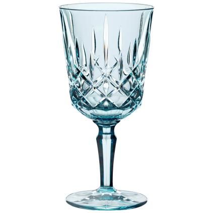 Ποτήρια κρασιού NOBLESSE COLORS, σετ 2 τεμαχίων, 355 ml, aqua, Nachtmann