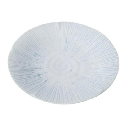 Πιάτο συνοδευτικό γεύματος ICE BLUE 22 cm, μπλε, MIJ