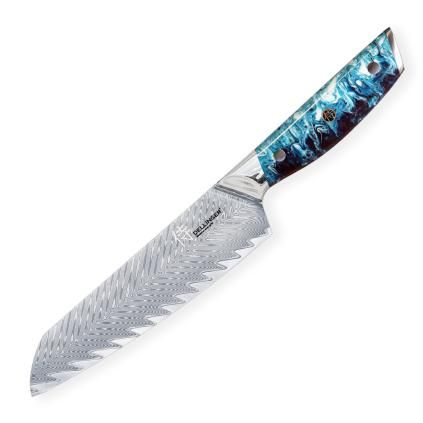 Μαχαίρι Santoku RESIN FUTURE 17 cm, μπλε, Dellinger