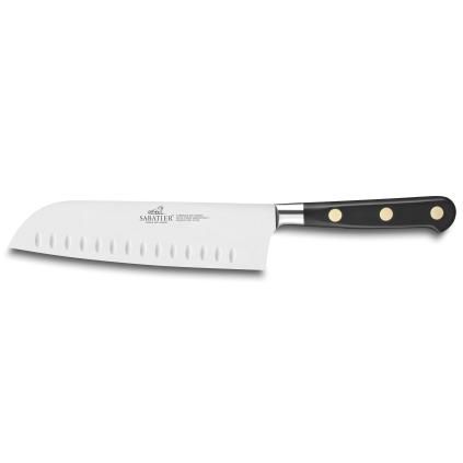 Μαχαίρι Santoku IDÉAL 18 cm, από ορείχαλκο, μαύρο, Lion Sabatier