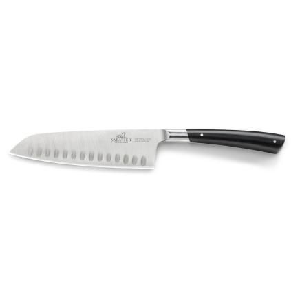 Μαχαίρι Santoku EDONIST 18 cm, από ανοξείδωτο ατσάλι, μαύρο, Lion Sabatier