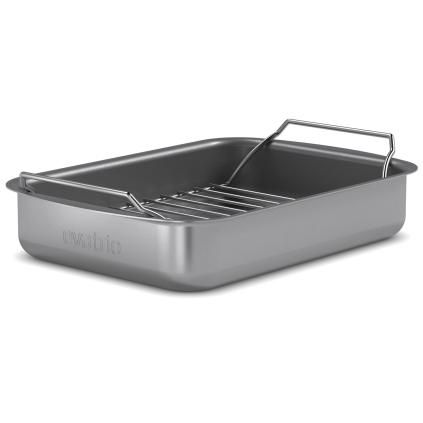Γάστρα PROFESSIONAL 26 x 19 cm, με σχάρα, γκρι, αλουμίνιο, Eva Trio