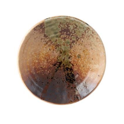 Πλατώ σερβιρίσματος για μεζέδες WABI SABI 17 cm, καφέ, κεραμικό, MIJ
