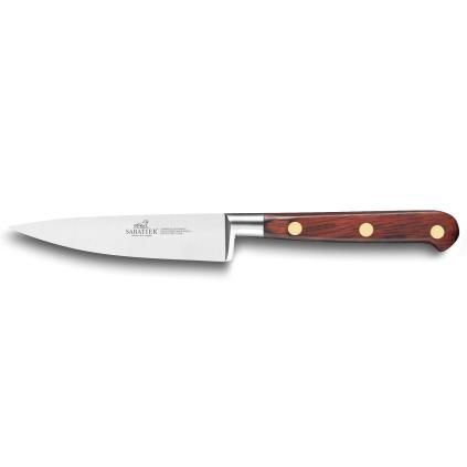 Μαχαίρι ξεφλουδίσματος SAVEUR 10 cm, από ορείχαλκο, καφέ, Lion Sabatier