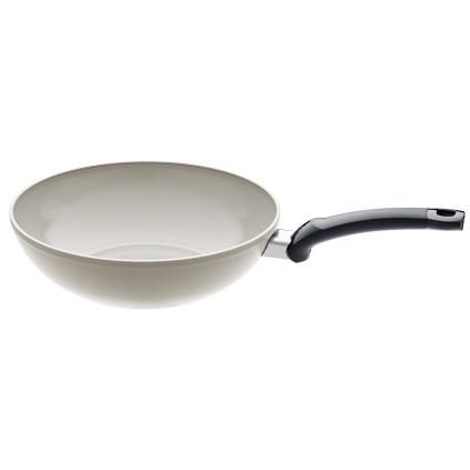 Τηγάνι wok CERATAL 28 cm, μπεζ, αλουμίνιο, Fissler