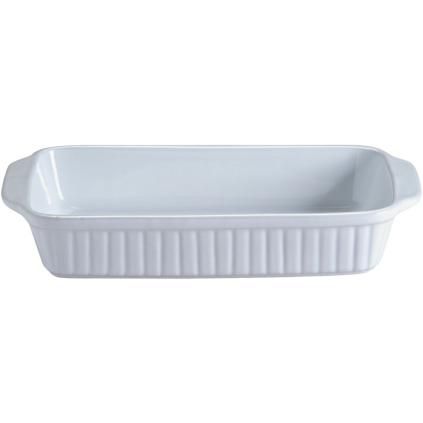 Πυρίμαχο σκεύος από πορσελάνη CLASSIC 30 cm, ορθογώνιο, λευκό, πήλινο υλικό, Mason Cash