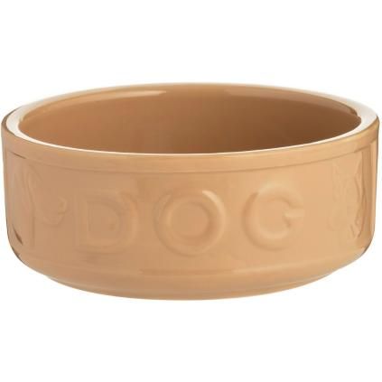 Μπολ για τροφή σκύλου PETWARE CANE 18 cm, απόχρωση κανέλα, πήλινο, Mason Cash
