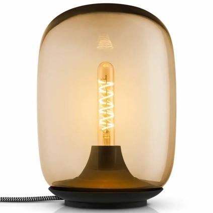 Λάμπα γραφείου ACORN 21 cm, LED, κεχριμπαρένιο, πλαστικό, Eva Solo