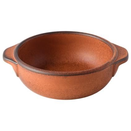 Πυρίμαχο σκεύος DONABE 15 cm, πορτοκαλί, κεραμικό, MIJ