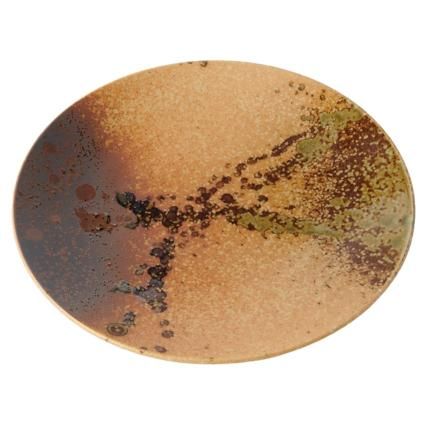 Πιάτο γεύματος WABI SABI 28,5 cm, καφέ, κεραμικό, MIJ