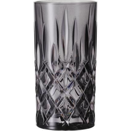 Μακρόστενο ποτήρι NOBLESSE COLORS 395 ml, σετ 2 τεμαχίων, γκρι απόχρωση, Nachtmann