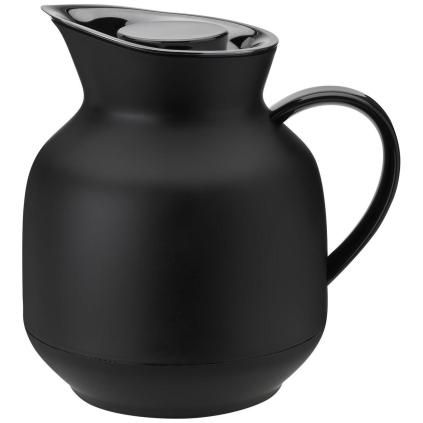 Αεροστεγής κανάτα AMPHORA 1 l, 21 cm, σε μαύρο, πλαστική, Stelton