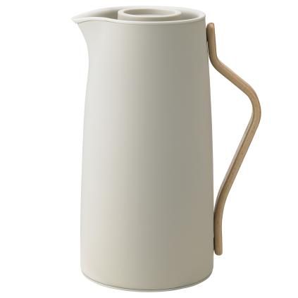 Αεροστεγής κανάτα EMMA 1,2 l, για καφέ, σε απόχρωση άμμου, ανοξείδωτο ατσάλι, Stelton
