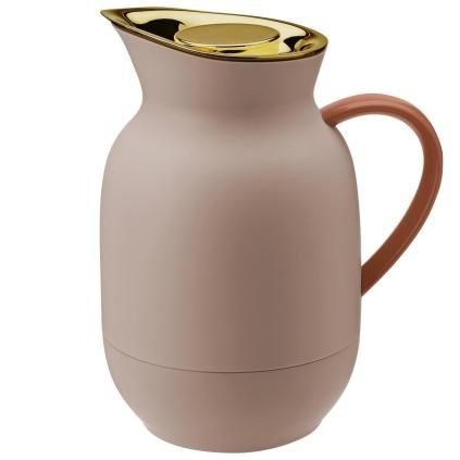 Αεροστεγής κανάτα AMPHORA 1 l, 24 cm, ροδακινί, από πλαστικό, Stelton