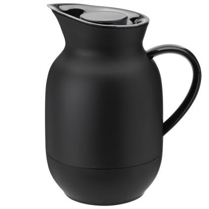 Αεροστεγής κανάτα AMPHORA 1 l, 24 cm, σε μαύρο, πλαστική, Stelton