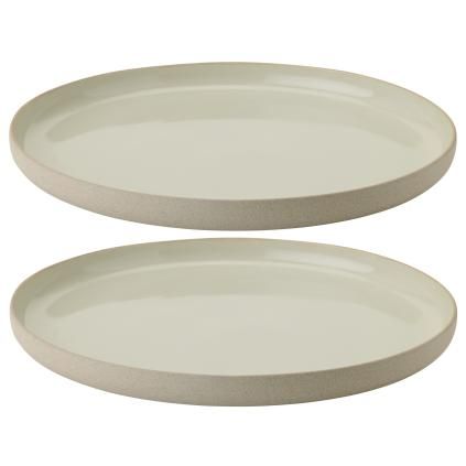 Πιάτο γεύματος EMMA 24 cm, σετ 2 τεμαχίων, γκρι, πήλινο, Stelton