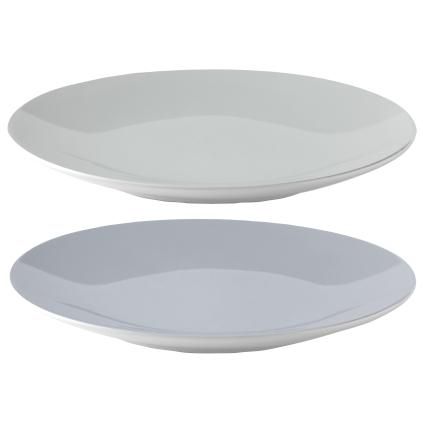 Πιάτο γεύματος EMMA 22 cm, σετ 2 τεμαχίων, μπλε, πήλινο, Stelton