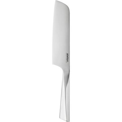 Μαχαίρι Santoku TRIGONO 18 cm, ασημί, ανοξείδωτο ατσάλι, Stelton
