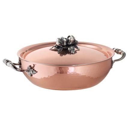 Χαμηλή κατσαρόλα OPUS CUPRA 28 cm, χαλκός, Ruffoni