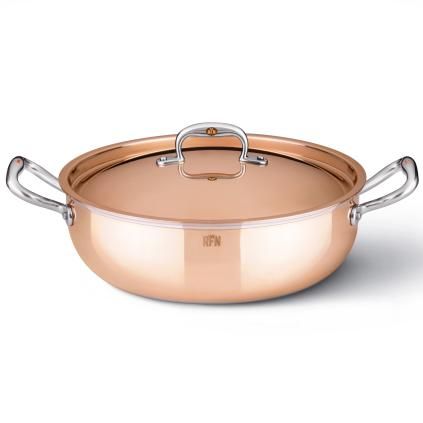 Χαμηλή κατσαρόλα CON CLASSE 28 cm, χαλκός, Ruffoni