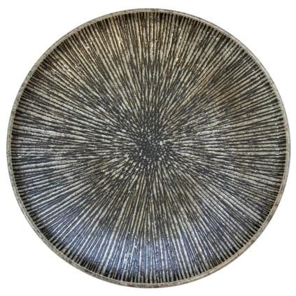 Πιάτο γεύματος KIZAMI 25,5 cm, γκρι, κεραμικό, MIJ