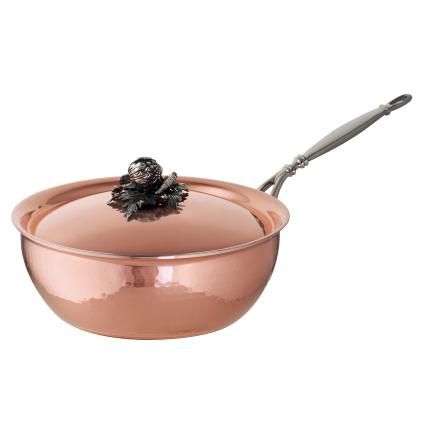 Τηγάνι saute OPUS CUPRA 24 cm, χαλκός, Ruffoni