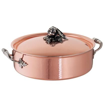 Χαμηλή κατσαρόλα OPUS CUPRA 30 cm, χαλκός, Ruffoni