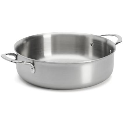 Χαμηλή κατσαρόλα ALCHIMY 28 cm, ασημί, ανοξείδωτο ατσάλι, de Buyer