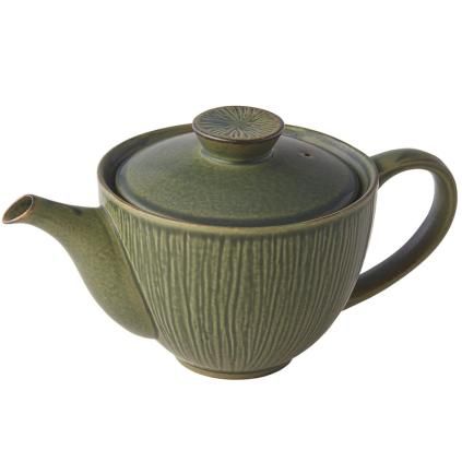 Τσαγιέρα με φίλτρο για τσάι SENCHA 400 ml, πράσινο, κεραμικό, MIJ