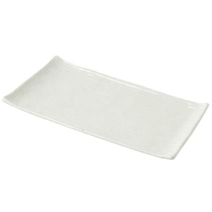 Πιατέλα σερβιρίσματος CONTOUR 24 x 15 cm, λευκό, κεραμικό, MIJ