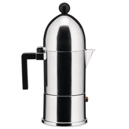 218897 moka kavovar la cupola 150 ml stribrna hlinik alessi