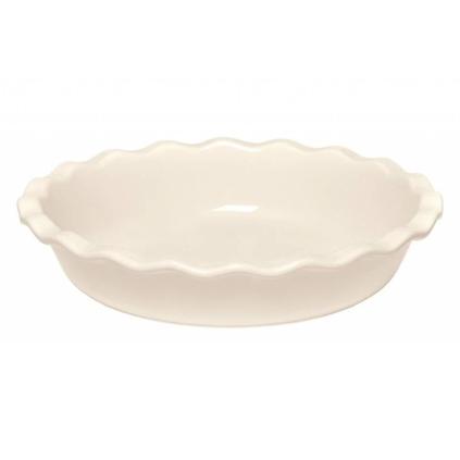 203154 kulata forma na kolac 26 cm kremova keramika staub