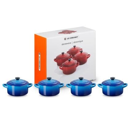 223395 zapekaci misa 10 cm 250 ml sada 4 ks azure kamenina le creuset