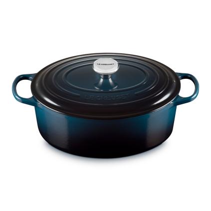 223776 kastrol signature 31 cm 6 3 l ovalny nuit litina le creuset