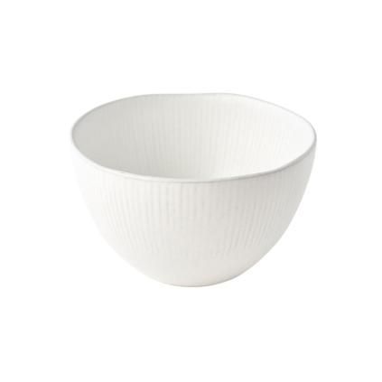 225540 jidelni miska snow leaf 13 cm 300 ml bila keramika mij