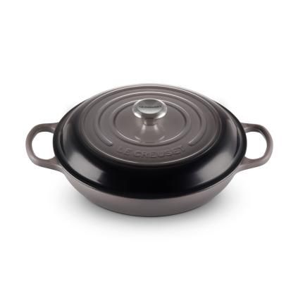 224175 kastrol signature 30 cm 3 5 l flint litina le creuset