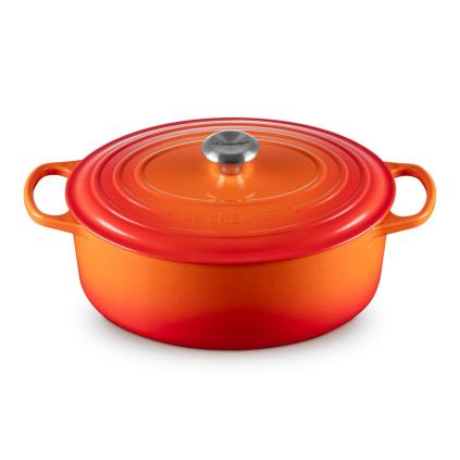 224844 kastrol signature 31 cm 6 3 l ovalny flame litina le creuset