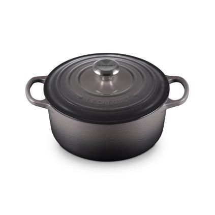 223929 kastrol signature 24 cm 4 2 l flint litina le creuset
