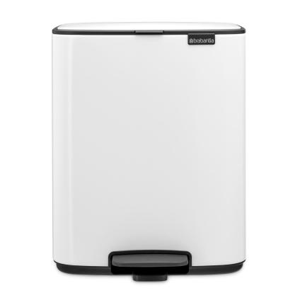 226053 pedalovy odpadkovy kos bo 12 l bila ocel brabantia