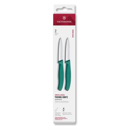 229476 sada nozu swiss classic 8 cm sada 2 ks zelena plast victorinox