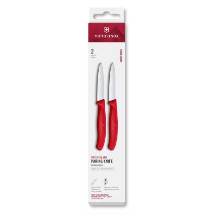 229470 sada nozu swiss classic 8 cm sada 2 ks cervena plast victorinox