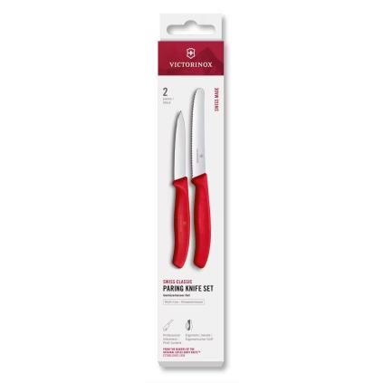 229320 sada nozu swiss classic 8 a 11 cm sada 2 ks cervena plast victorinox