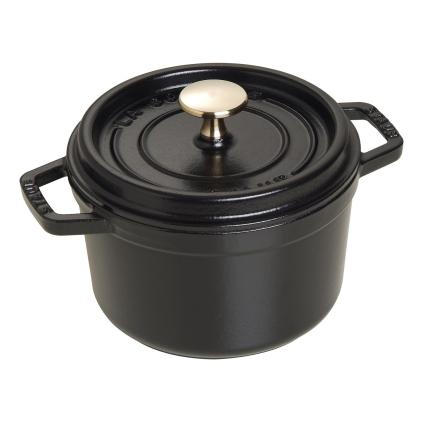 140777 kulaty hrnec cerna o 16 cm staub