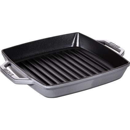 141065 litinova grilovaci panev s uchy grafitove seda 33 x 33 cm staub